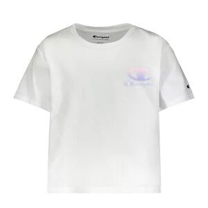 CHAMPION Big Girls Ombre Script Boxy Short Sleeve, top T-shirt XL